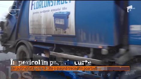 În pericol în propria curte. O familie din Suceava este în pericol în propria casă