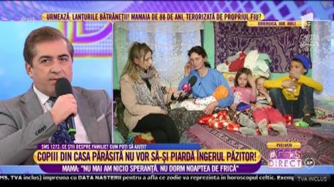 Mama Mariana care riscă să ajungă pe stradă: ”Soțul meu este arestat”