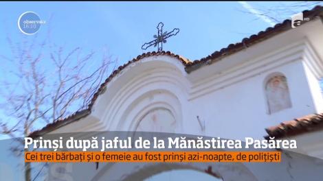 Suspecţii care au furat 300.000 de lei din chilia stareţului de la Mănăstirea Pasărea au fost prinşi