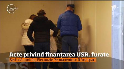 Acte privind finanțarea USR, furate