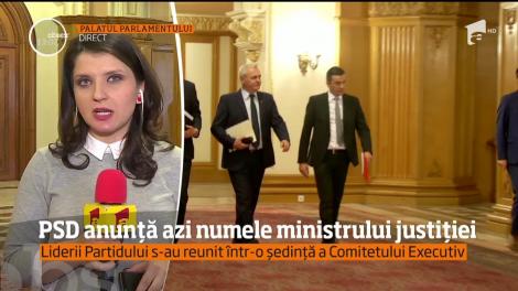 PSD anunță numele ministrului justiției. Liderii Partidului s-au reunit într-o ședință a Comitetului Executiv