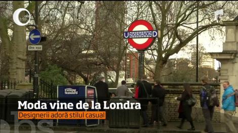 Moda vine de la Londra. Bloggerii şi fotografii adoră stilul casual londonez.