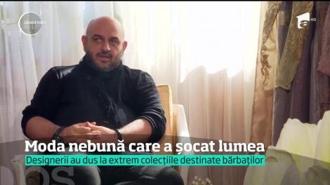 S-a întors lumea cu susul în jos? Moda care a șocat lumea. Bărbaţi în rochii şi fuste, cu dresuri de plasă sau cu lenjerii intime de inspiraţie feminină!