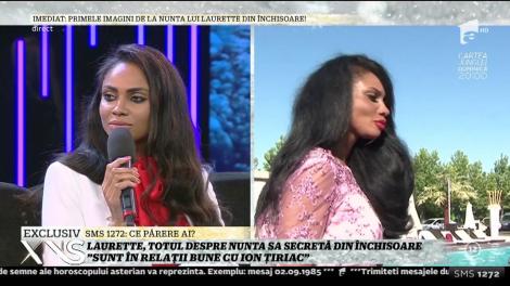 Laurette "Sunt în relații bune cu Ion Țiriac"