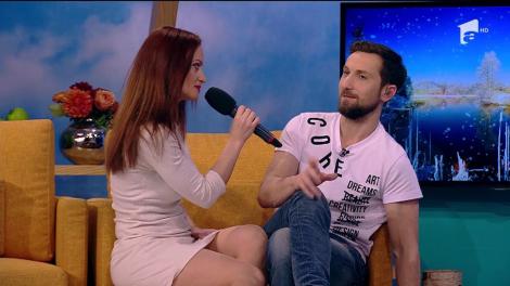 Dani Oțil și Florenţa, flirt în direct: Mi se răciseră picioare, tare eram fericită să îl privesc