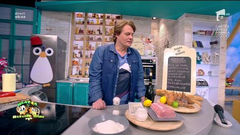 ”Escalop fructat”, un preparat delicios