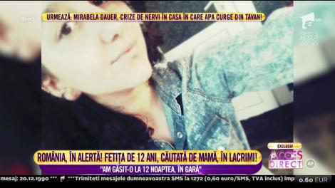 Maria Blăgău, eleva de clasa a VI-a dată dispărută, găsită în gară