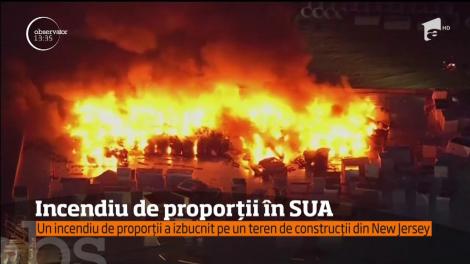 Incendiu spectaculos în Statele Unite