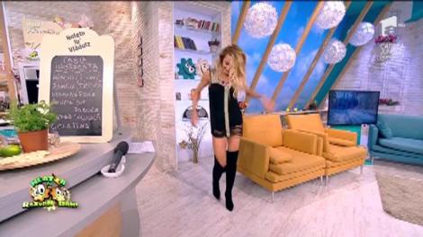 Ținuta Flaviei de Dragobete, supusă ”testului de acoperire”, marca Dani: ”Ideea era să-ți pui ceva pe dedesubt! Să nu cumva să te întorci cu spatele!”