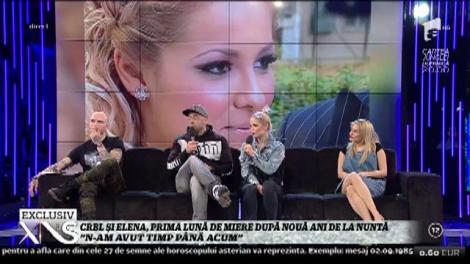 CRBL și Elena, prima lună de miere după nouă ani de la nuntă "N-am avut timp până acum"