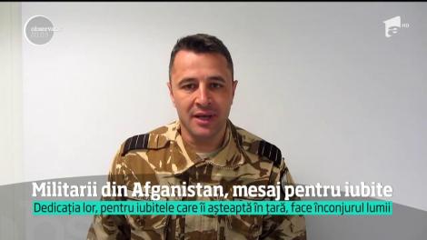 Militarii din Afganistan, mesaj prin muzică pentru iubite