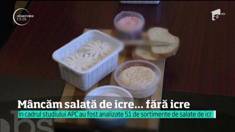Atenție! Cumpărăm salată de icre din magazin, dar mâncăm conservanţi pe pâine. Ce spun specialiștii?