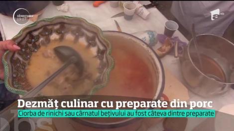 Dezmăţ culinar în Covasna, la concursul internaţional al preparatelor din carne de porc