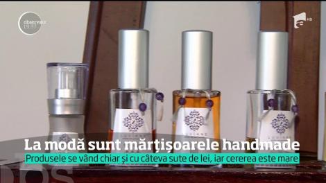 Clasicele mărţişoare nu mai sunt la modă. În Martie, se cumpără cadourile hand made