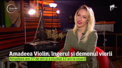 Are 27 de ani și-ți va fi mai mare dragul s-o vezi! Amadeea Violin, cea mai provocatoare violonistă din România