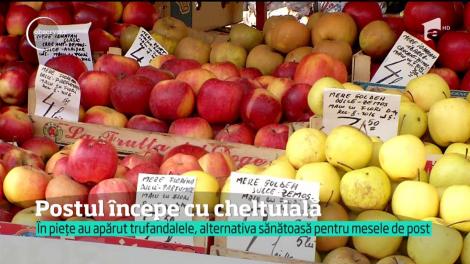 Românii s-au înghesuite în pieţe şi supermarketuri, înainte de postul Paştelui