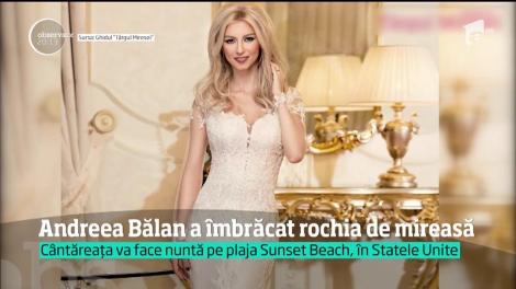 Andreea Bălan a îmbrăcat 12 rochii de mireasă!