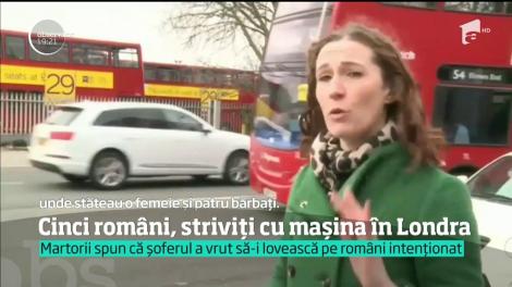 Cinci români, angajaţi ai unei spălătorii auto din sudul Londrei, au fost grav răniţi de un şofer băut