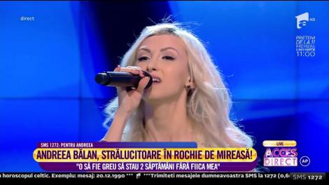 Andreea Bălan, interpretare LIVE emoționantă. "Sens unic", piesa care a cucerit milioane de fani. Artista a trecut prin momente cumplite, dar acum radiază