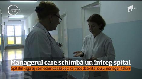Spitalul Făgăraș se modernizează pe ce zi ce trece datorită noului manager italian