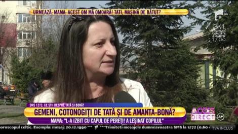 Iadul prin care trec doi frățiori gemeni, înfometaţi şi bătuţi de tată şi de amanta-bonă: "L-a izbit cu capul de pereți. A leșinat copilul!"