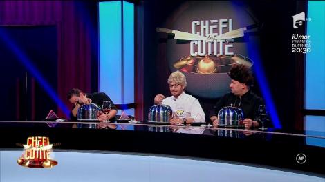 Vei râde copios! Chef Bontea s-a coafat, chef Dumitrescu are bucle blonde, iar chef Scărlătescu... ”Vai, dar cine-i domnul acesta fermecător cu părul explodat?”