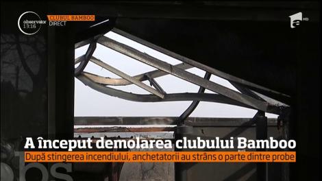 A început demolarea clubului Bamboo