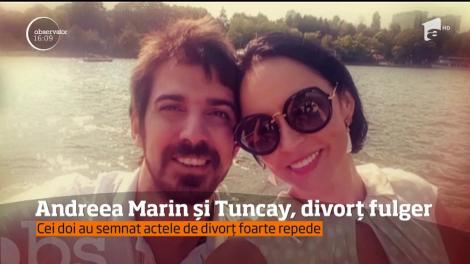 Andreea Marin și Tuncay, divorț fulger. Cei doi au semnat actele de divorț foarte repede