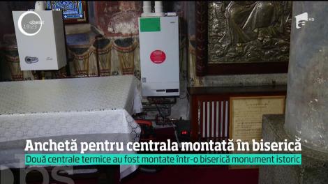 Anchetă la Biserica Adormirea Sfintei Ana - Batiştea, după ce o pictură veche a fost distrusă în timpul lucrărilor de montare a două centrale termice