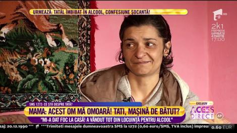 O mamă cu trei copii, ținută într-o continuă teroare de fostul soţ alcoolic!