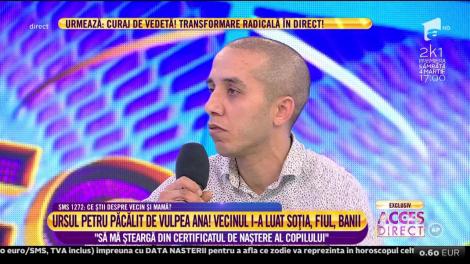 Petru, tânărul păcălit de iubită: "Unchiul meu a prins-o cu un alt barbat in casă!"