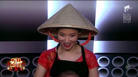 Gata cu perucile, chefii și-au luat pălării noi! ”- Băi Scărlătescule, ce față ai!” ”Ting Ting Bing Bing”, o vietmaneză haioasă, i-a pus pe chefi să-i pronunțe numele