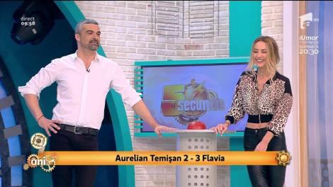 Provocarea ”5 secunde”. Aurelian Temișan vs. Flavia Mihășan