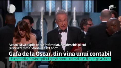 Un contabil este vinovat de gafa monumentală de la decernarea premiilor Oscar