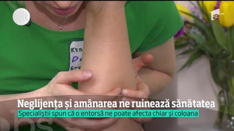 Medicii avertizează: entorsele pot fi mai periculoase decât fracturile