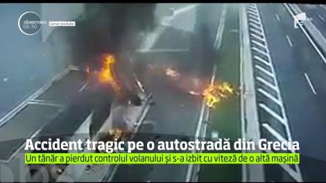 Imagini şocante! Fiul patronului lanțului Jumbo a murit într-un accident tragic pe o autostradă din Grecia