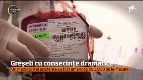 Amenzi după amenzi, după ce doi pacienţi au murit din cauza transfuziilor de sânge, la Spitalul Filantropia din Craiova!