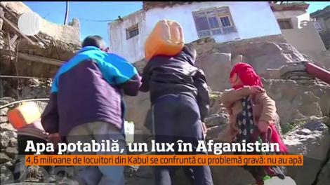 Apa potabilă, un lux în Afganistan. 4,6 milioane de locuitori din Kabul se confruntă cu problema gravă: nu au apă