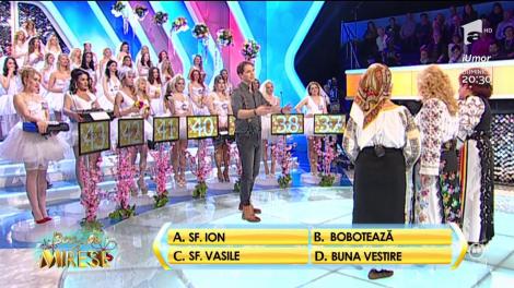 Rândul 2: Confrom calendarului creştin ortodox, nu se fac nunţi de la Crăciun până la: