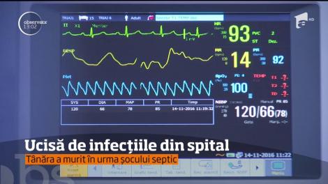 O tânără a murit în urma unui șoc septic