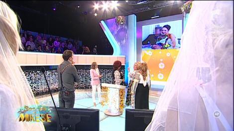 Provocare inedită! Cine sunt mirii din poze?