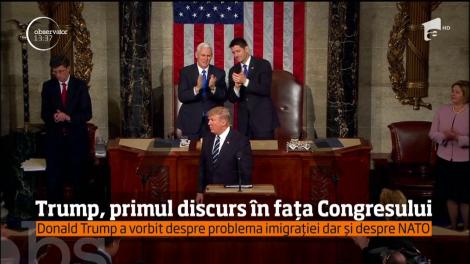 Donald Trump, primul discurs în fața Congresului