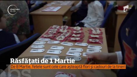 Bărbatul, eroul Mărțisorului! În zona Moldovei, tradiţia spune că domnii sunt cei care primesc mărţişoare. Explicația e simplă!