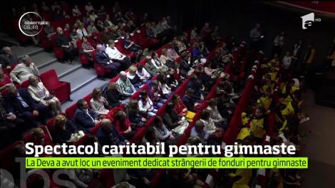 Spectacol caritabil la Deva, pentru junioarele din loturile de gimnastică