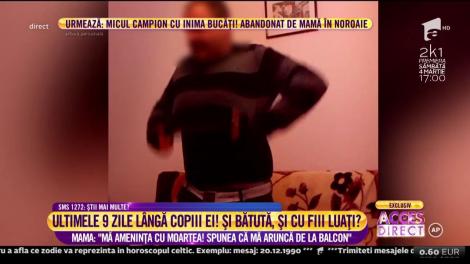 Utimele nouă zile lângă fiii ei, pentru o mamă din Iași! Soţul italian vrea să-i ia copiii: "Imi spunea că mă va arunca de la balcon, că se va spune că s-a sinucis o româncă proastă!"