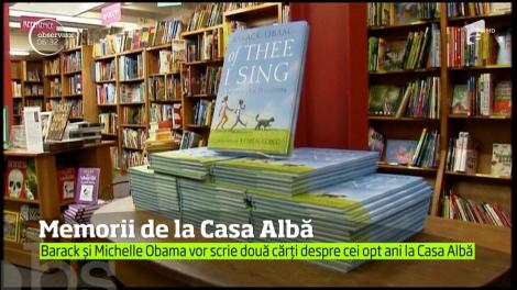 Barack şi Michelle Obama îşi vor scrie memoriile. Cei doi ar putea primi 60 de milioane de dolari pentru două cărţi