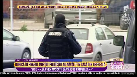 O bătrână a fost la un pas de infarct, după ce mascaţii au intrat peste ea din greşeală!