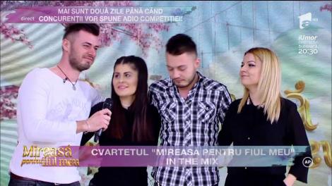 Georgiana, Mădălin, Geo și Alina au cântat live în platoul ”Mireasă pentru fiul meu”.  Nu ai voie să ratezi așa ceva!