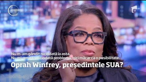 Oprah Winfrey ar putea candida la preşedinţia Statelor Unite ale Americii