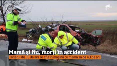 Mamă și fiu, morți în accident